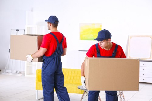 Professional movers assisting with house removals in Crofton Park