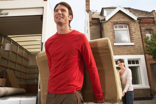 Eco-friendly packing materials used by Gants Hill movers