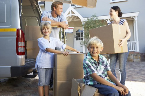 West Ham house removal team loading truck