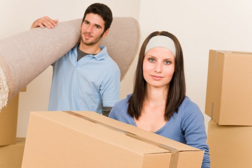 Truck loaded for house removals in Blackheath