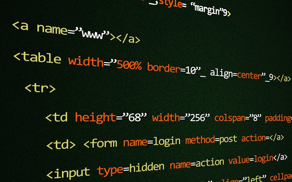 A close-up view of a computer screen displaying lines of programming code with syntax highlighting, featuring functions and variables related to web development. The code is written in a dark theme wi